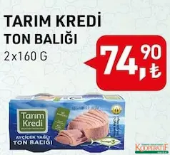 TARIM KREDİ TON BALIĞI 2X160 G TARIM KREDİ TON BALIĞI 2X160 G